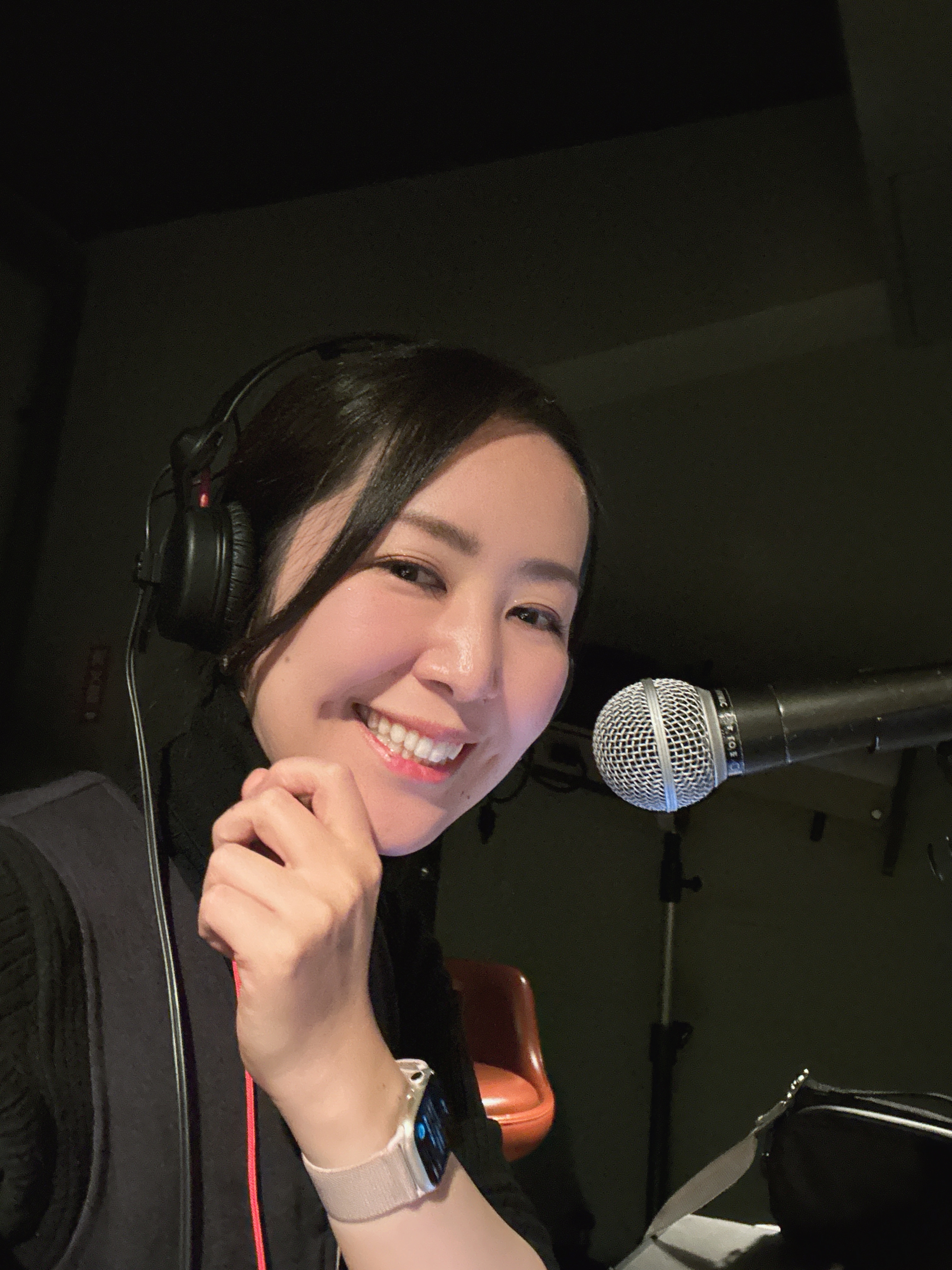 ナレーション風景の写真